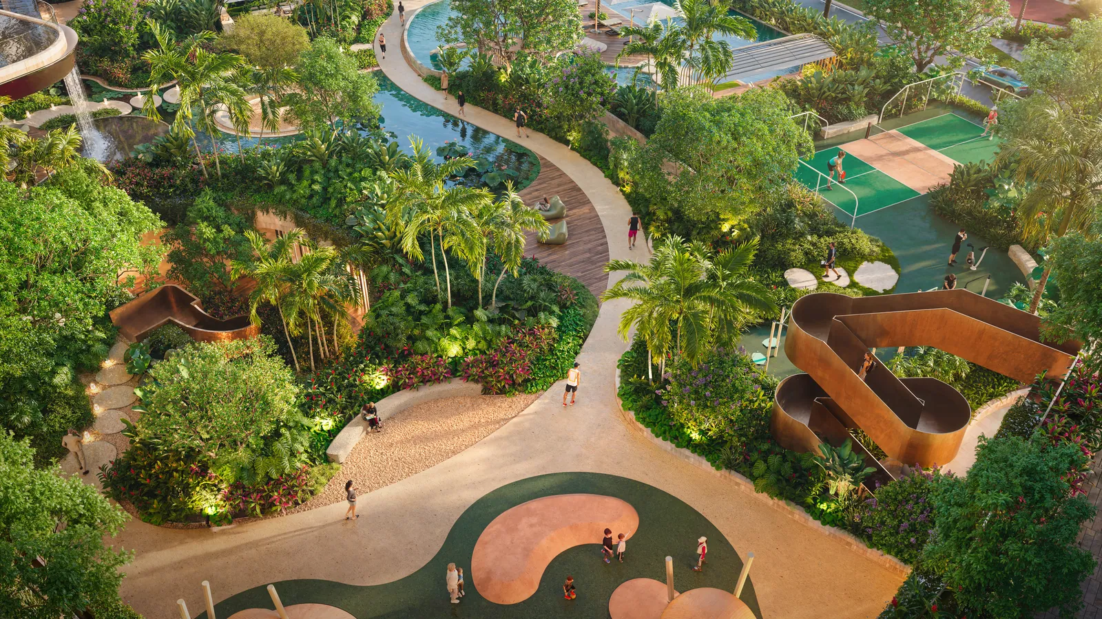 Cảnh quan nội khu Palm River